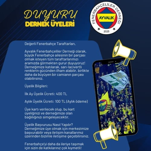 Üye kayıtları Başladı